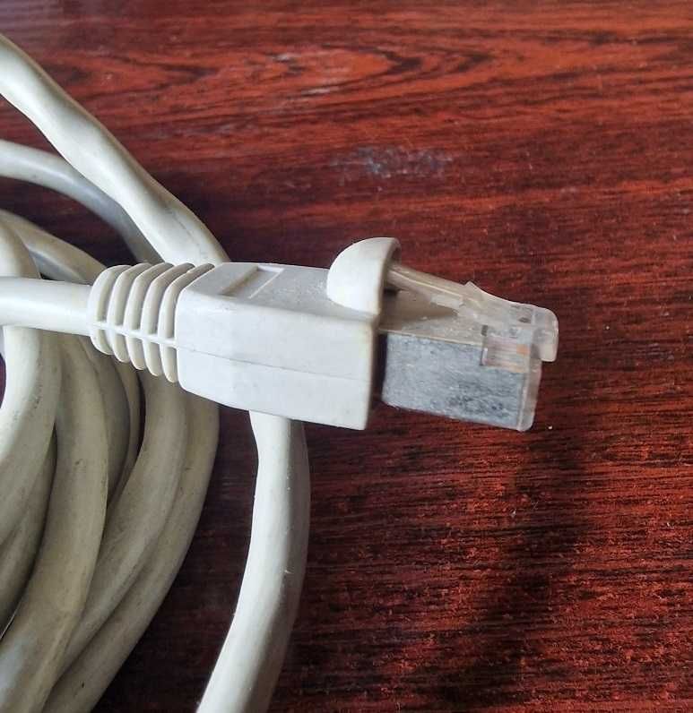 Kabel sieciowy Ethernet RJ-45 szary 290 cm patchcord skrętka