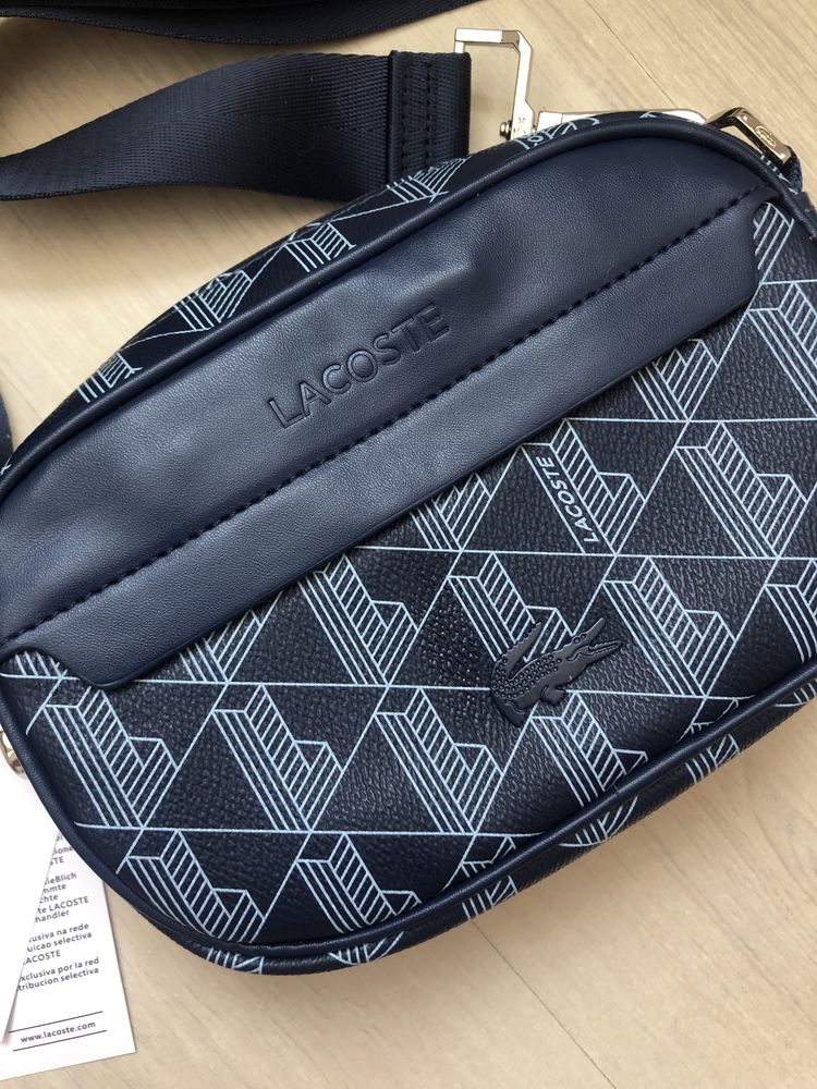 ОРИГІНАЛ Сумка lacoste monogram crossbody bag