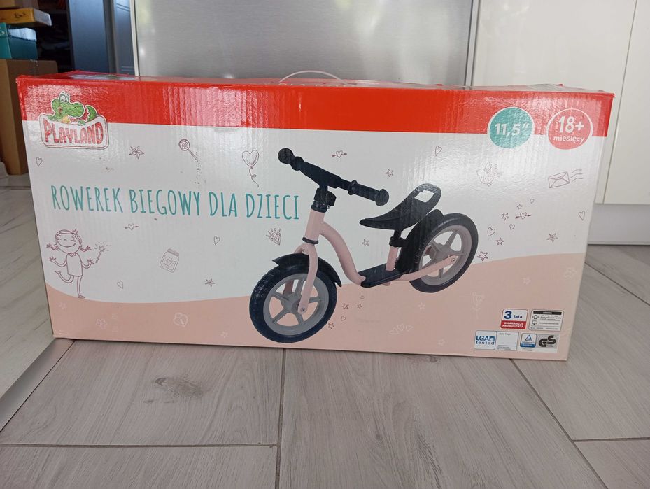 Rowerek biegowy dla dziewczynki