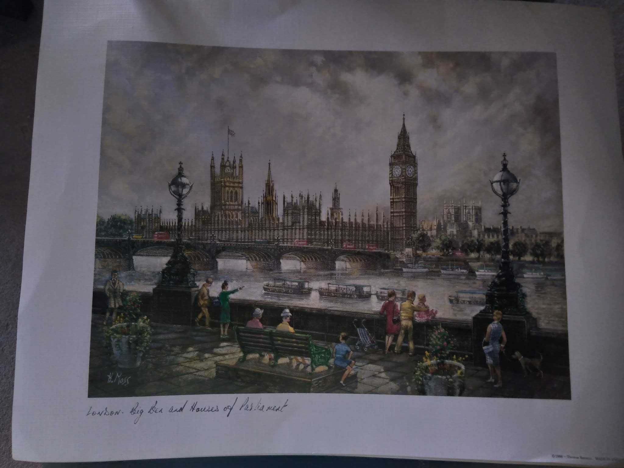 Gravura inglesa original