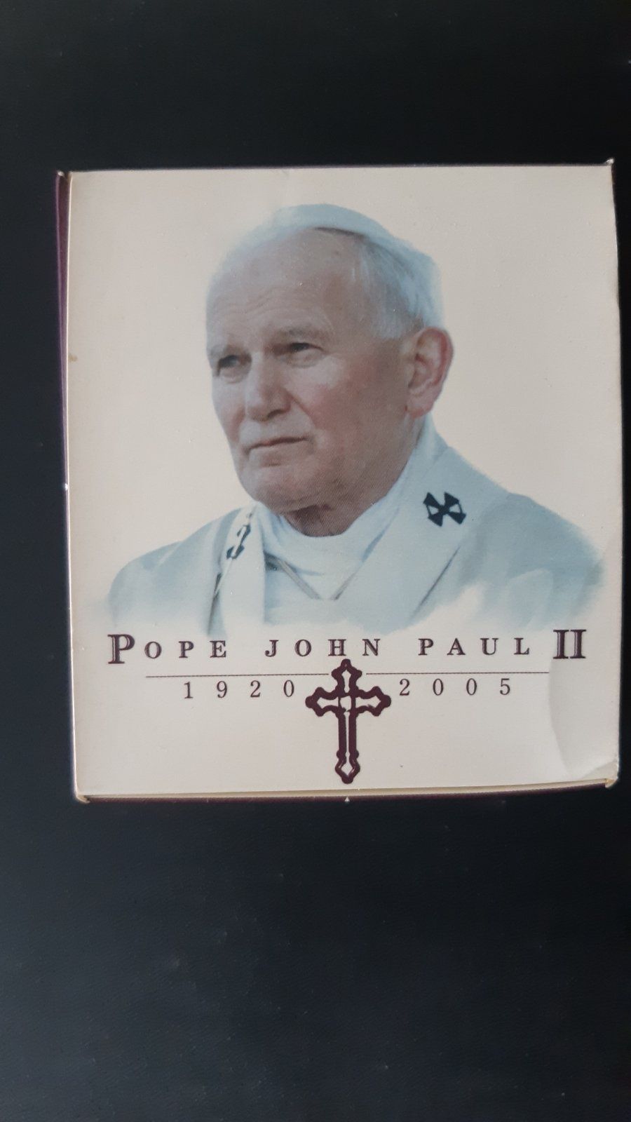 Папа  Иоанн Павел 2 (серебро) Монета