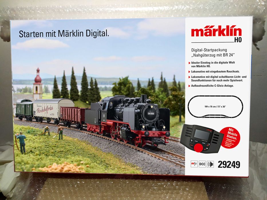 Залізниця Marklin 29249 Вантажний потяг із парогенератором