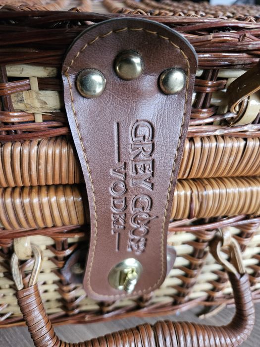 Kosz piknikowy wiklinowy