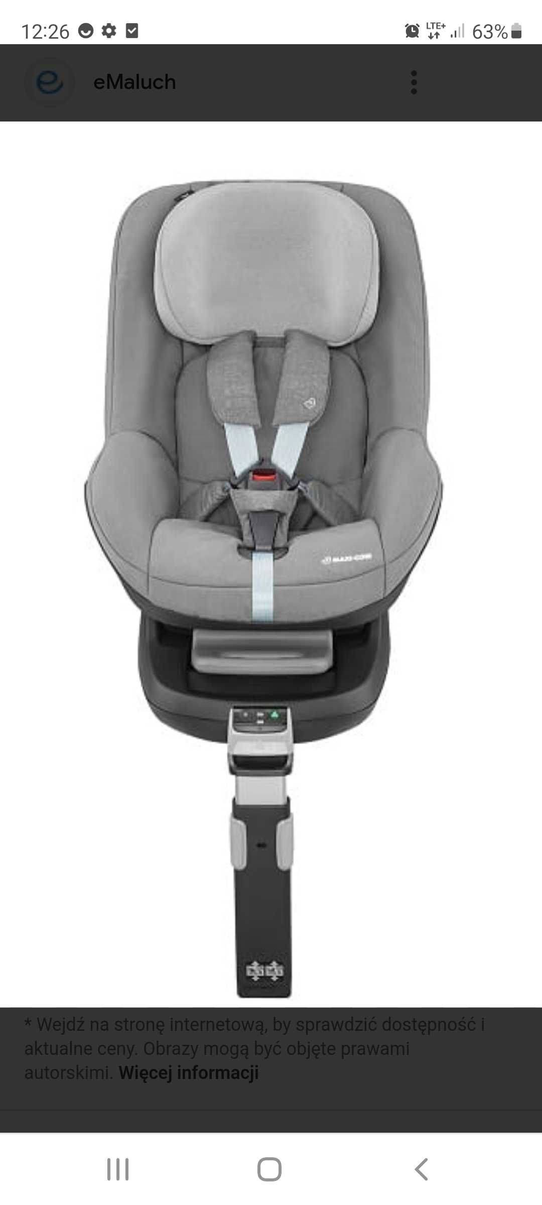 Sprzedam fotelik maxi cosi pearl 9-18