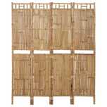 vidaXL Parawan 4-panelowy, bambusowy, 160 x 180 cm
