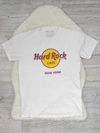 Koszulka Hard Rock Cafe New York Biała Rozmiar M Oryginalna Oficjalna