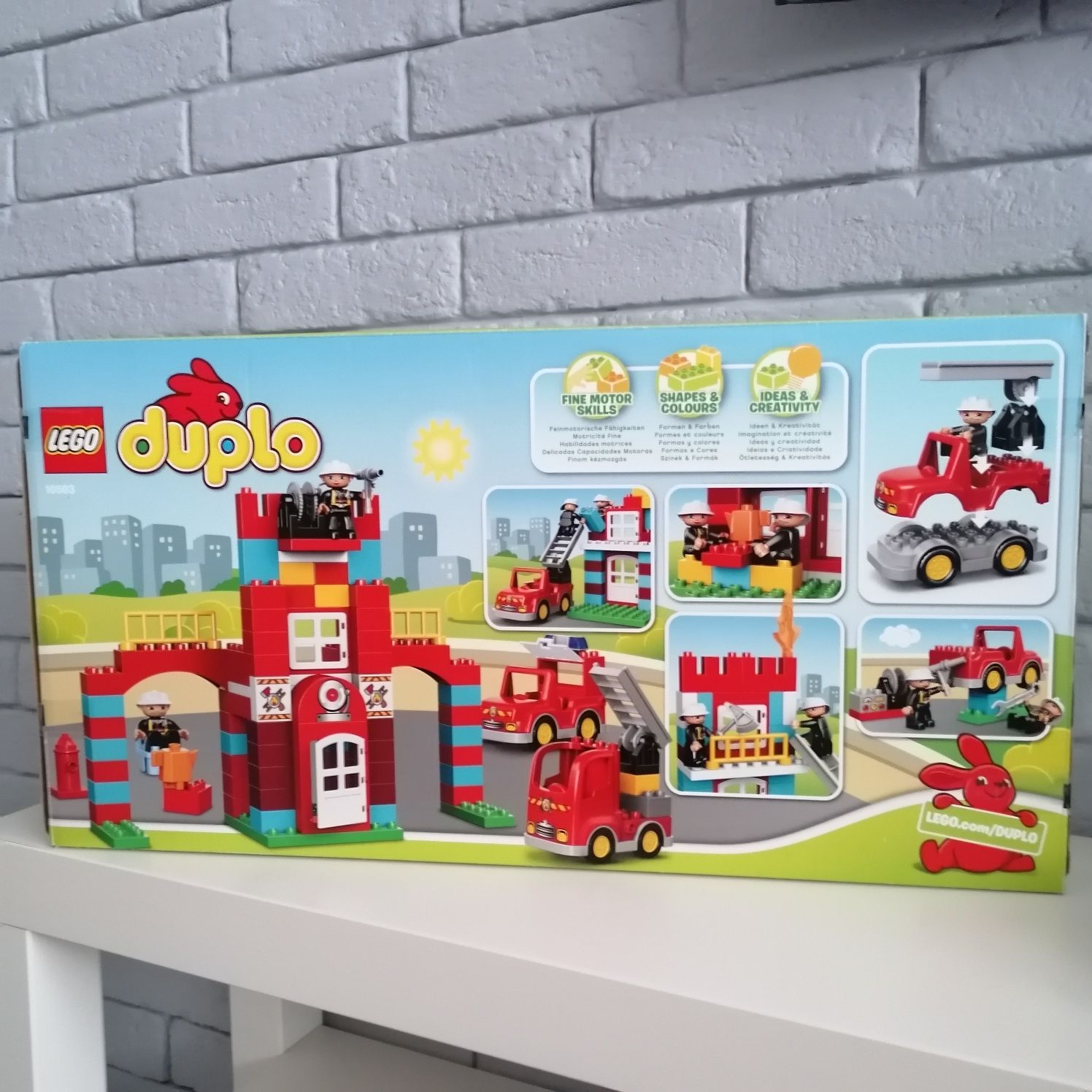 Klocki Lego Duplo " Remiza Strażacka" ( duży zestaw)