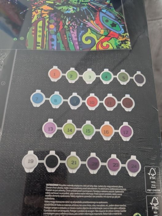 Dwa obrazy do samodzielnego malowania według numerów podobrazie nowe