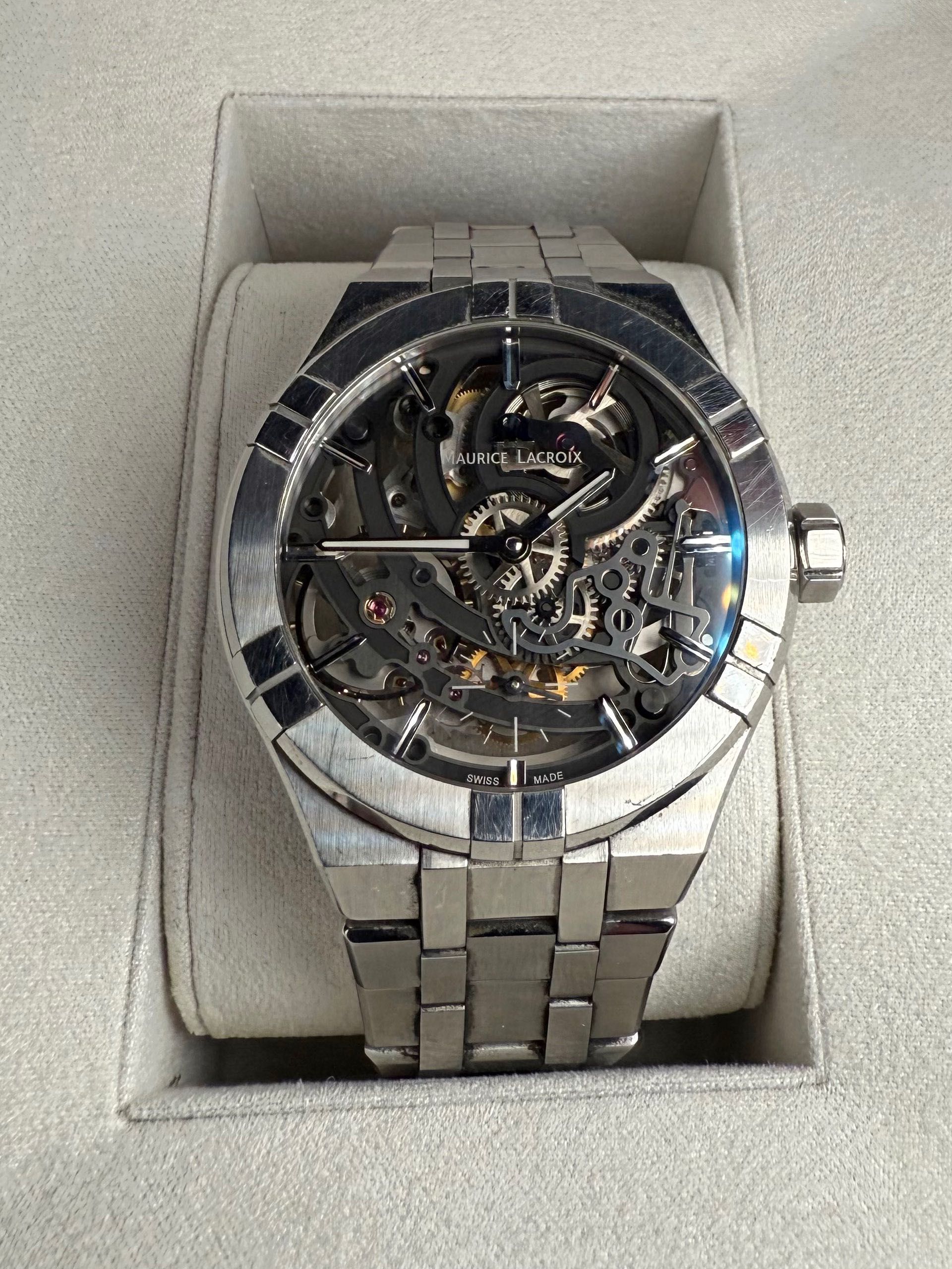 Maurice Lacroix Aikon Skeleton AI6028-SS002-030-1