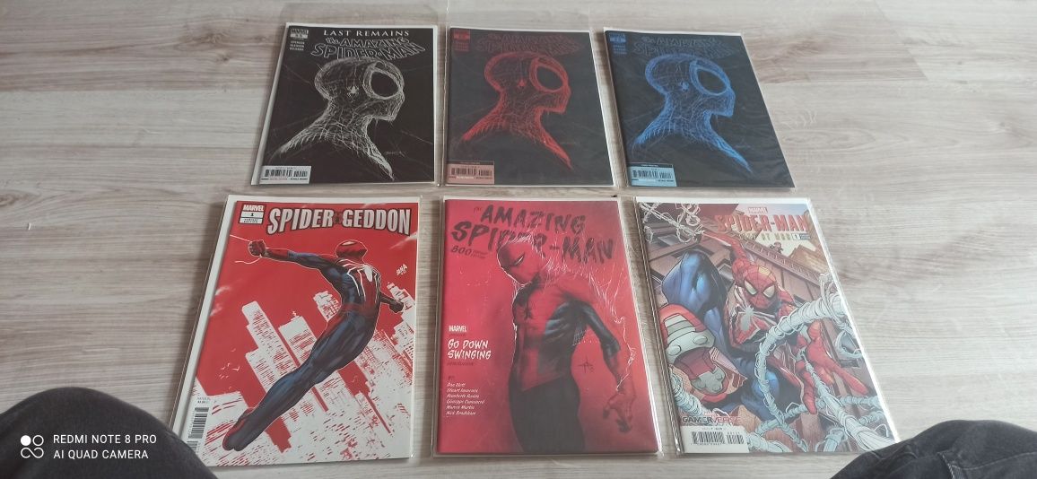 Spider-man Batman Spawn komiksy  USA varianty