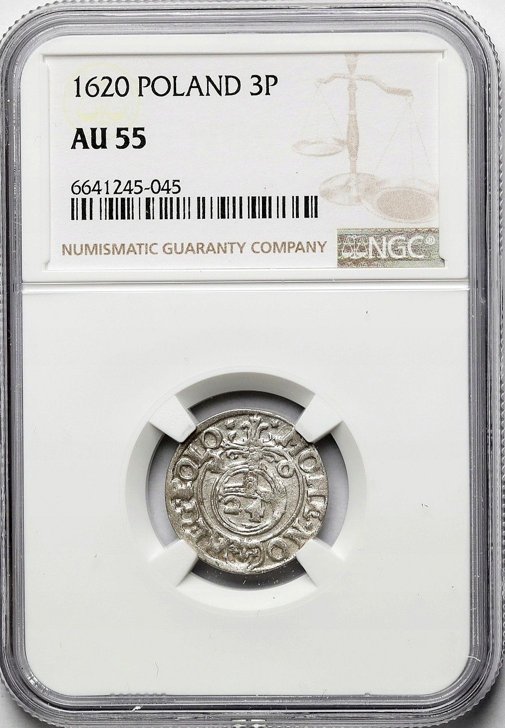 Zygmunt III Waza 1620 - oryginalna moneta z gradingiem NGC
