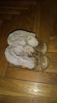 Черевики дитячі шкіряні зимові. Ботинки зимние 15,5 см. Кожа.