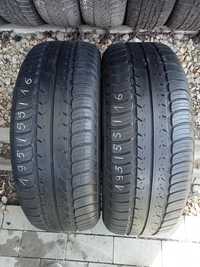 2x Opony Używane Letnie 195/55R16 Goodyear