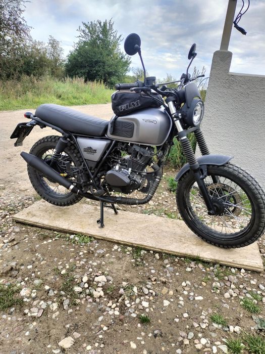 Motocykl Brixton Felsberg 125 #scrambler #caferacer #kat.B