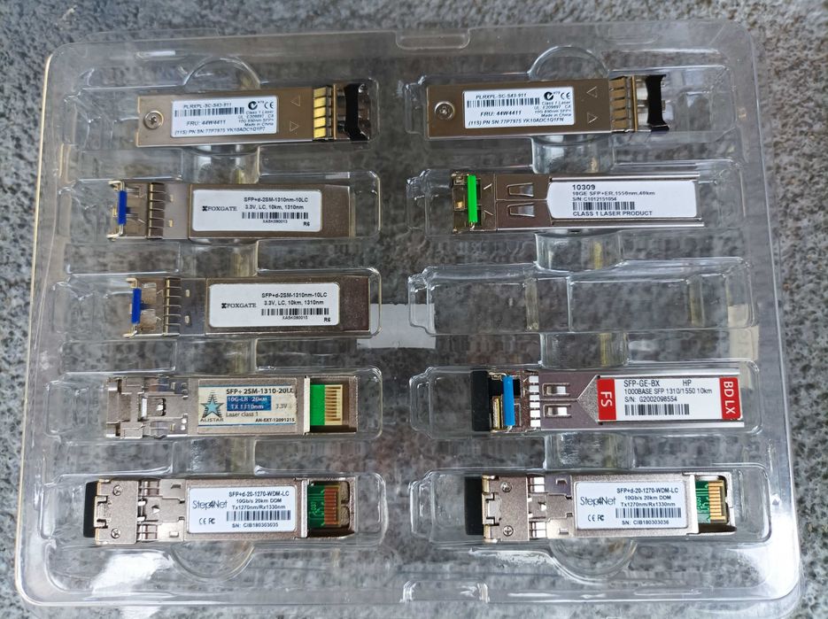 SFP різні.  GPON