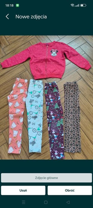 Paka ubranek do przedszkola rozmiar 116 Sukienka świąteczna ..