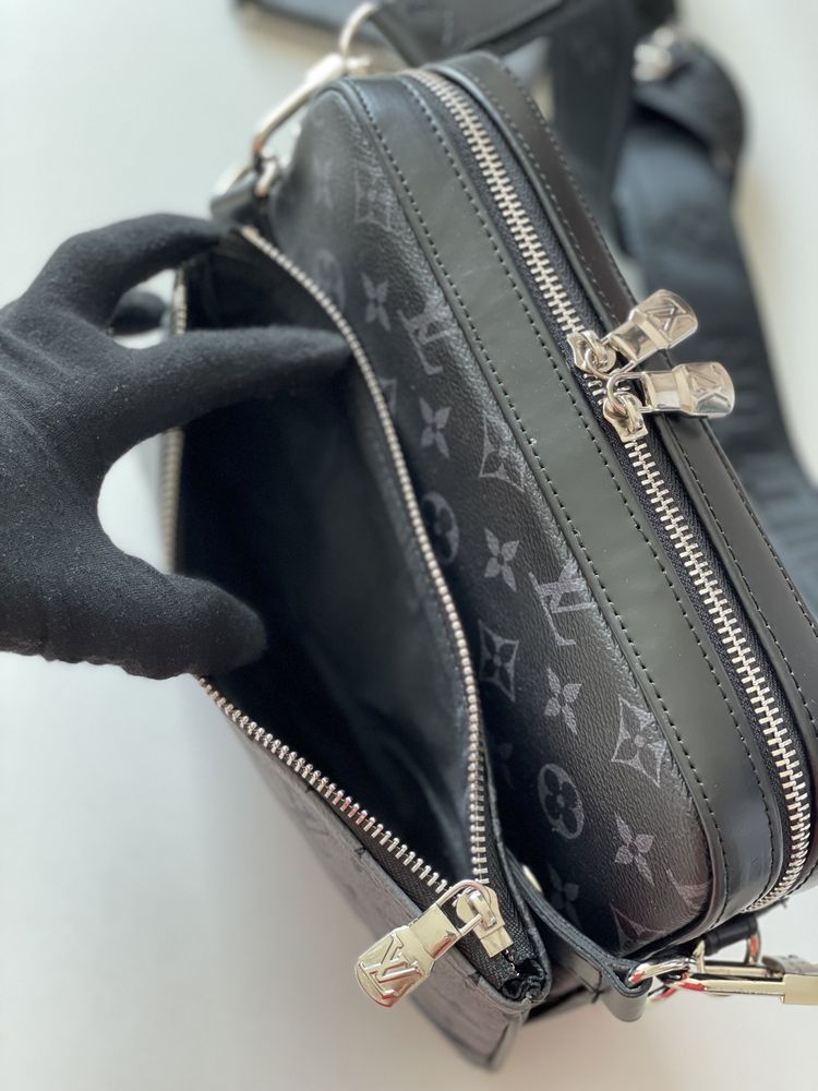 Мужская сумка барсетка Louis Vuitton Луи Витон 3в1