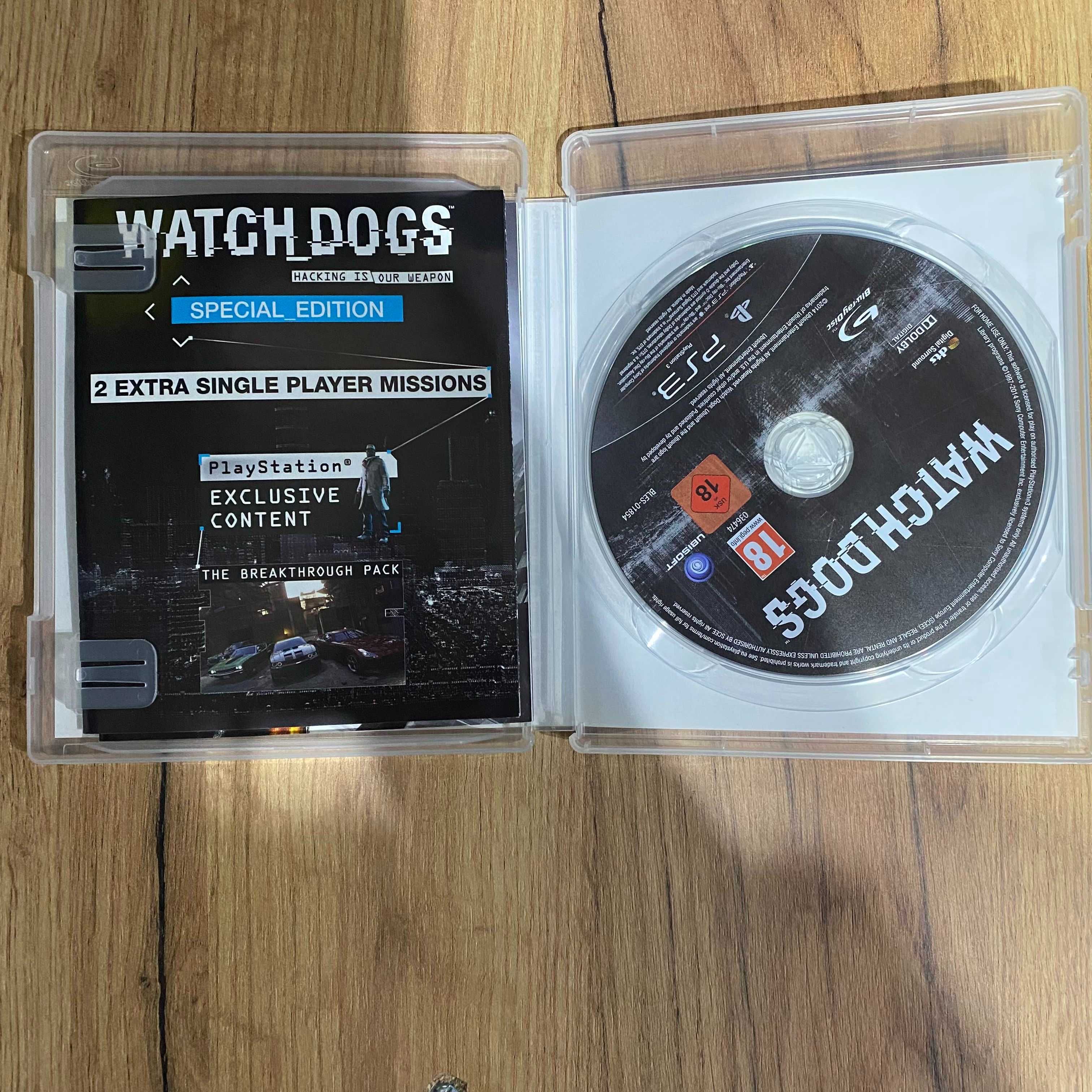 Gra Ps3 Watch Dogs Special Edition W Stanie Idealnym