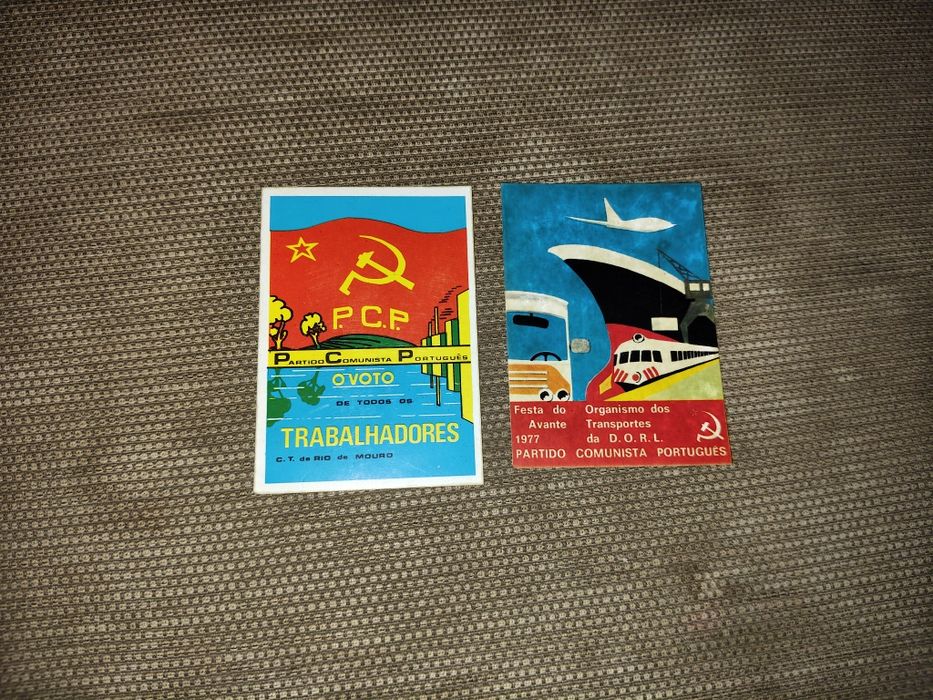 PCP stickers autocolantes vintage antigos