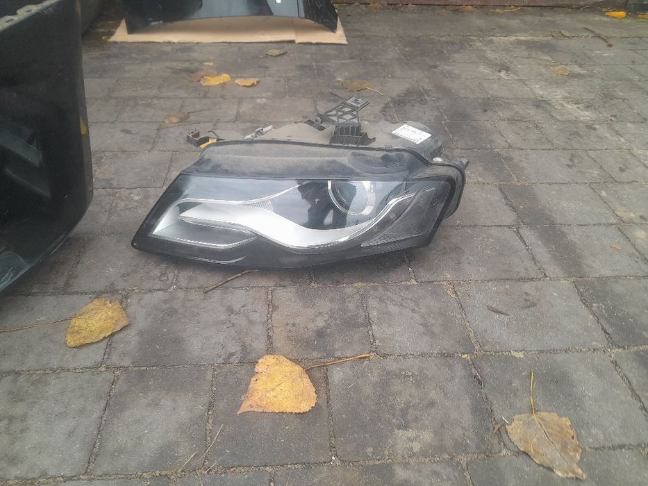 Kompletny przód,maska,błotniki,pas lampy,zderzak Audi a4 b8 kod LY9B