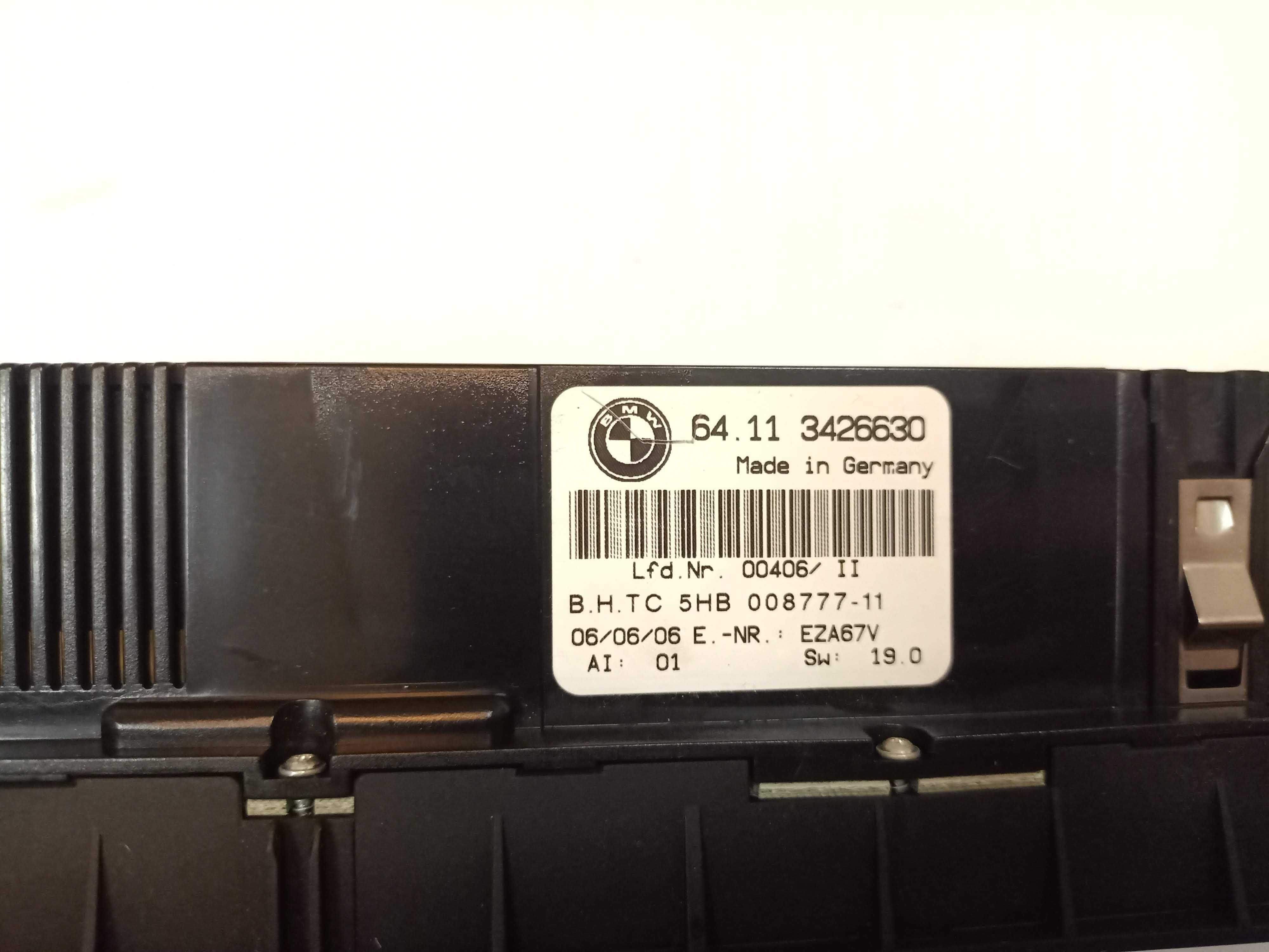 Panel klimatyzacji BMW X3 E83 N47 M57 AUC Klimatronik