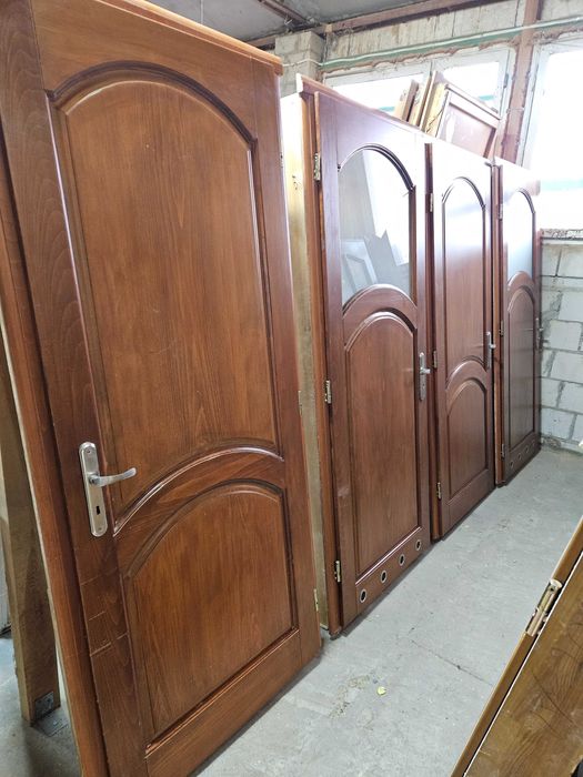 DRZWI Wewnętrzne Drewniane Sosnowe 87x205cm 4 sztuki