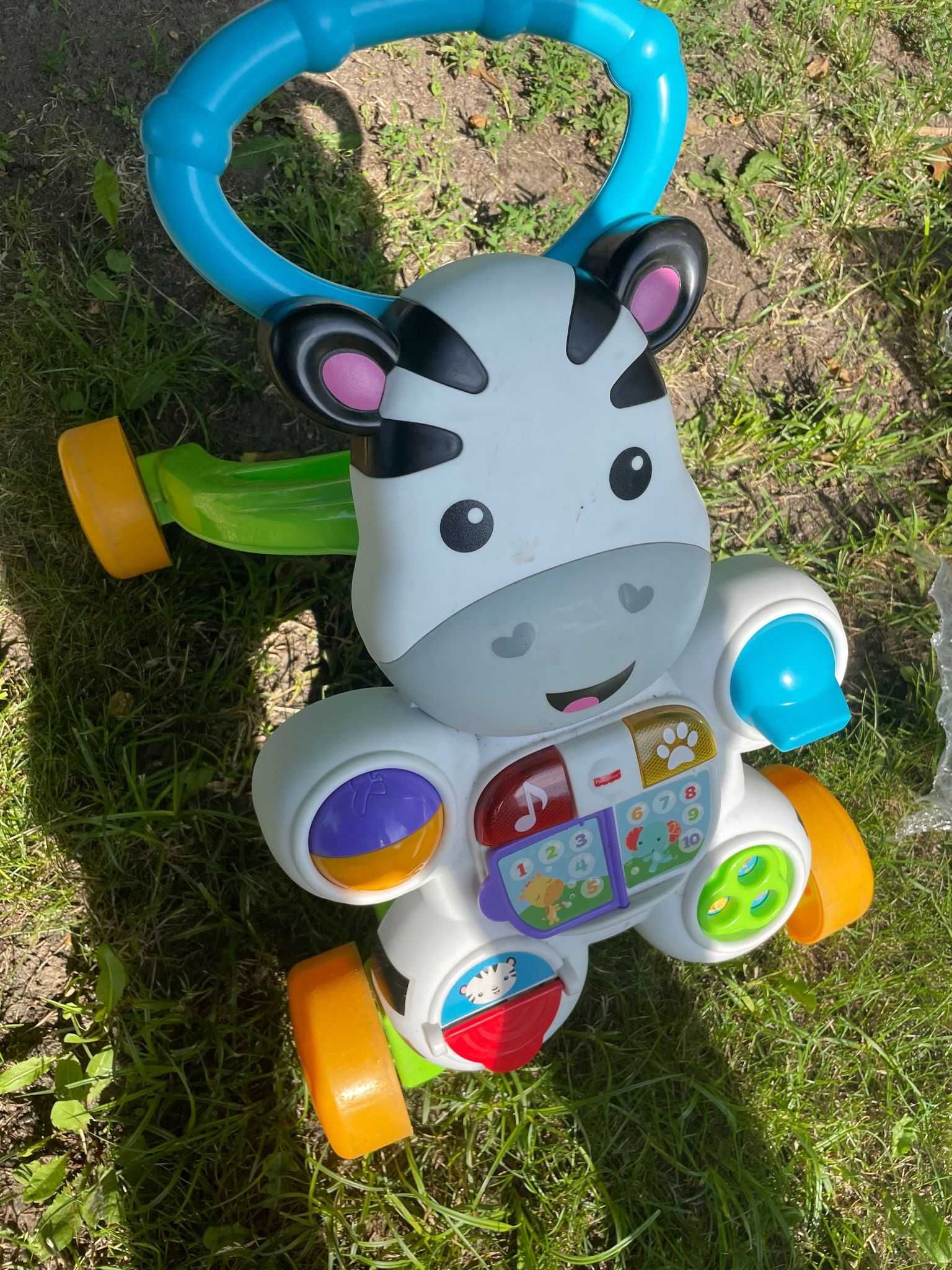 Fisher Price pchacz/ jeździk zebra