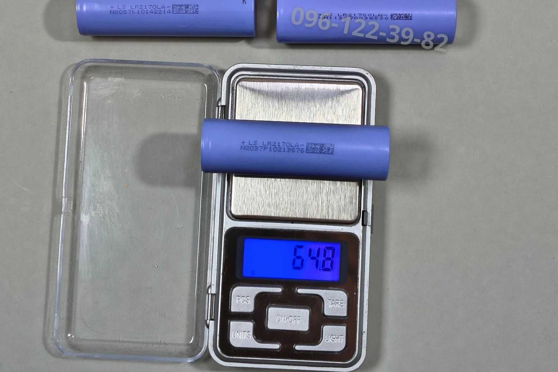 Високотоковый аккумулятор 21700 Lishen LR2170LA 3,7V 4000mAh 10C 40А