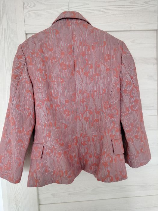 Mango żakiet żakardowy marynarka piękny kolor wzory S/M