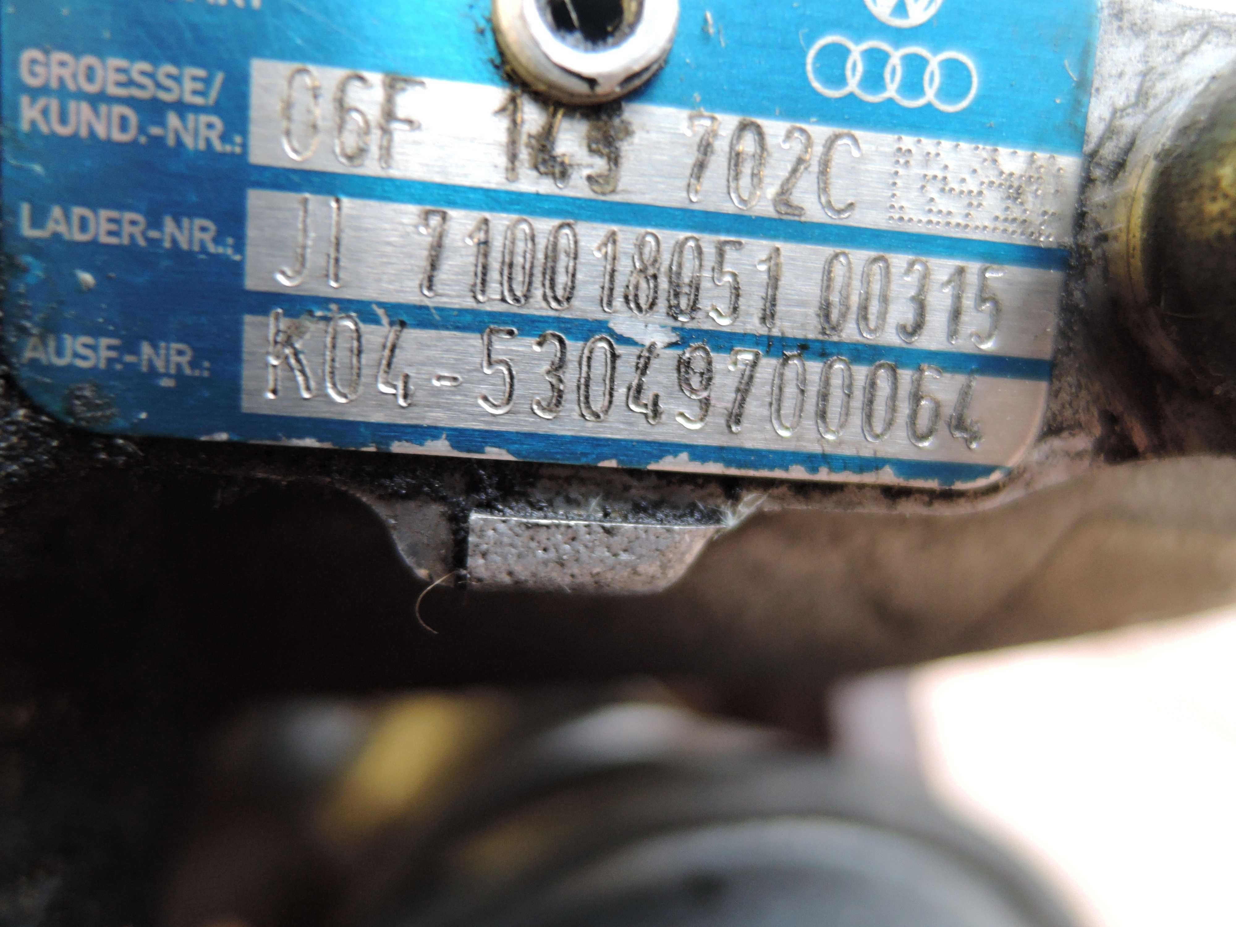 AUDI S3 8P 2.0tfsi TURBO K04 wtryskiwacze swap komplet