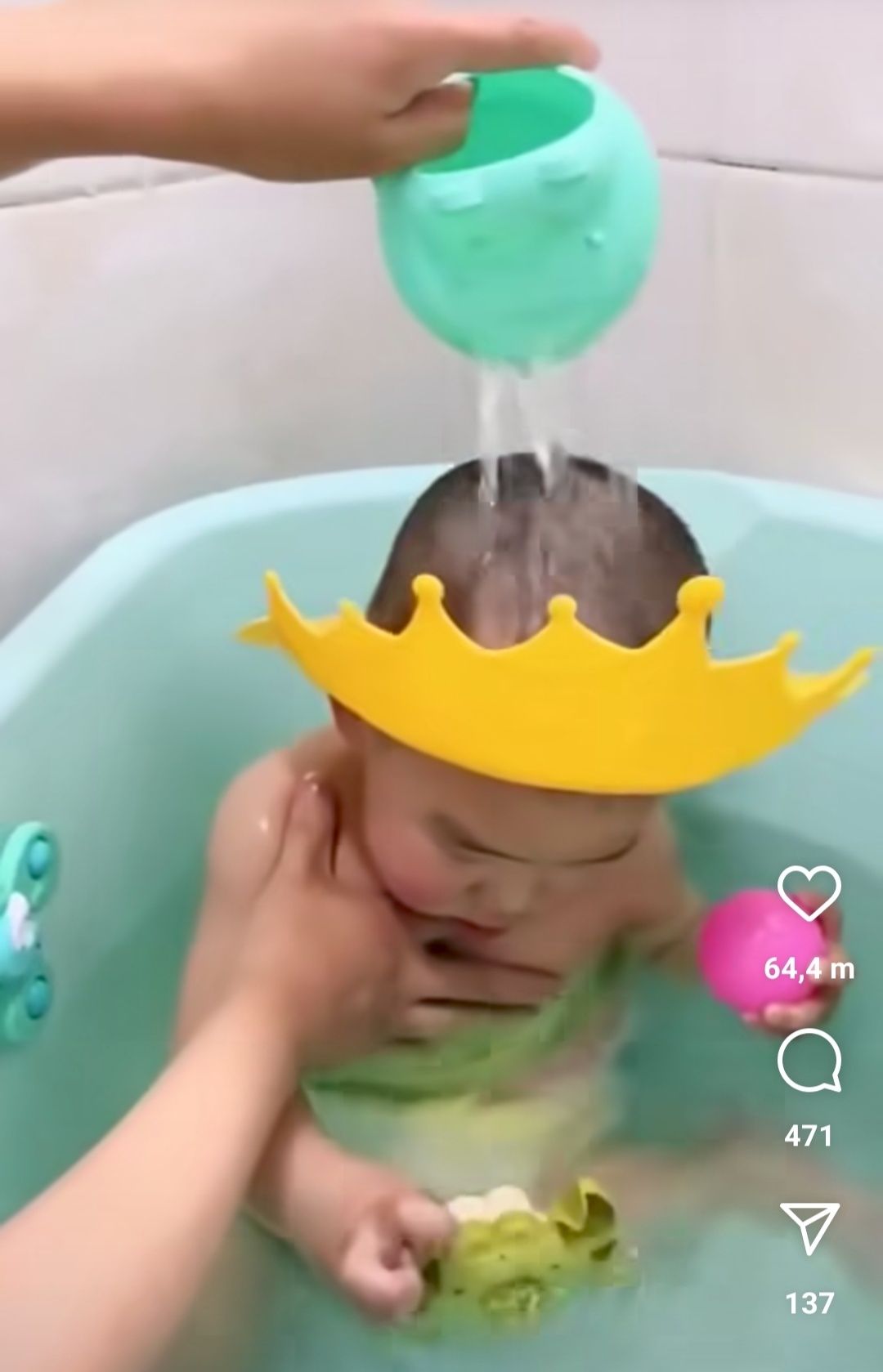 Toca banho bebê t.unico