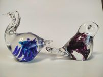 2 szklane figurki Murano