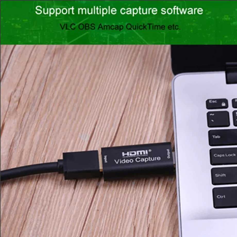 Карта видеозахвата HDMI - USB 2,0 конвертер потокового видео для PS4
