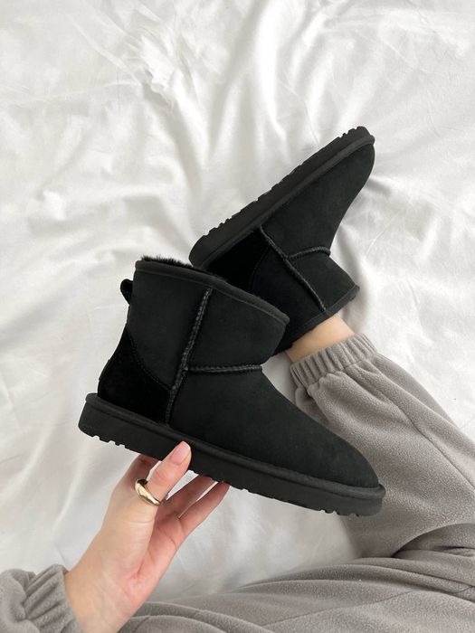 Уги Мужские UGG Mini Black (Замша)