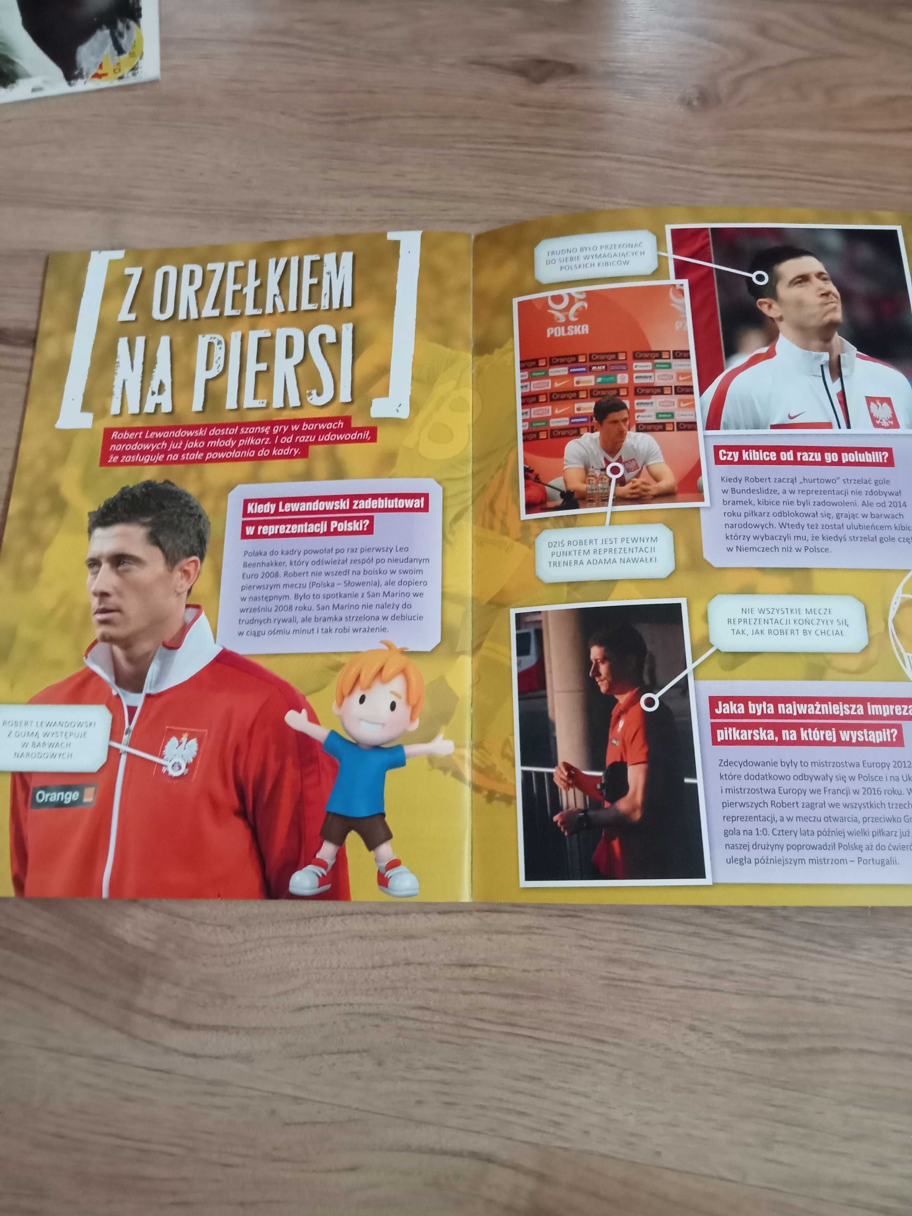 Książka dla dzieci Robert Lewandowski