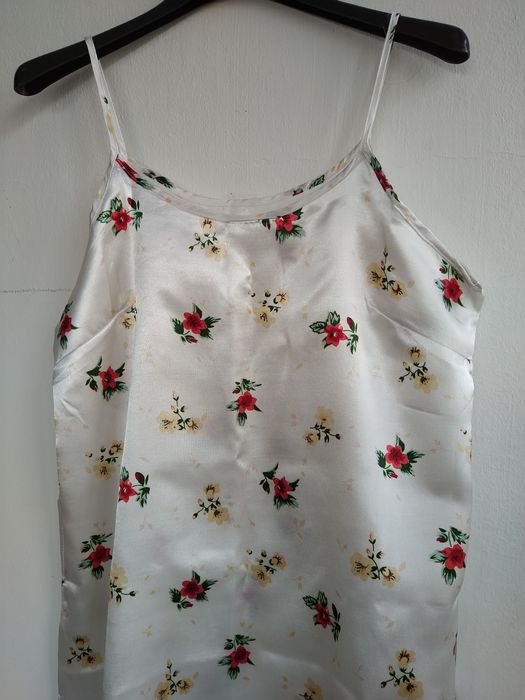 Camisa de noite em seda, elegante - Tamanho M - Nova!