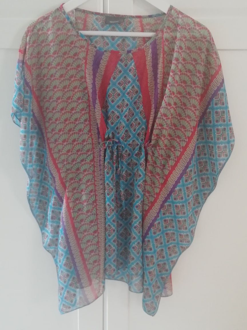 Bluzka narzutka boho hippie firmy C&A jak nowa rozm M