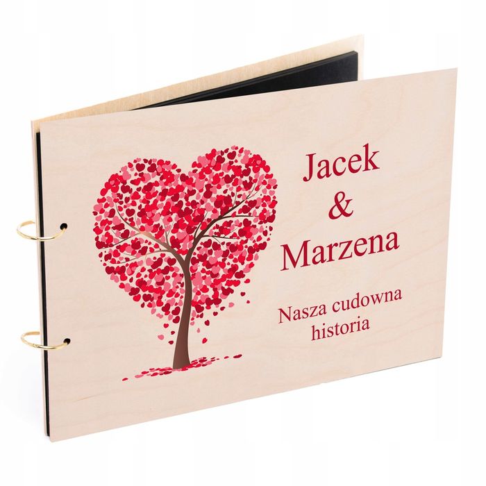 Personalizowany fotoalbum prezent dla żony dziewczyny zdjęcia pamiątka