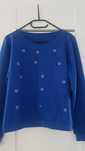 Bluza bluzka  niebieska chabrowa  M
