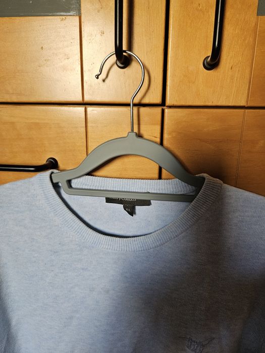 Henry Cottons zgrabny sweter light blue cotton r XL