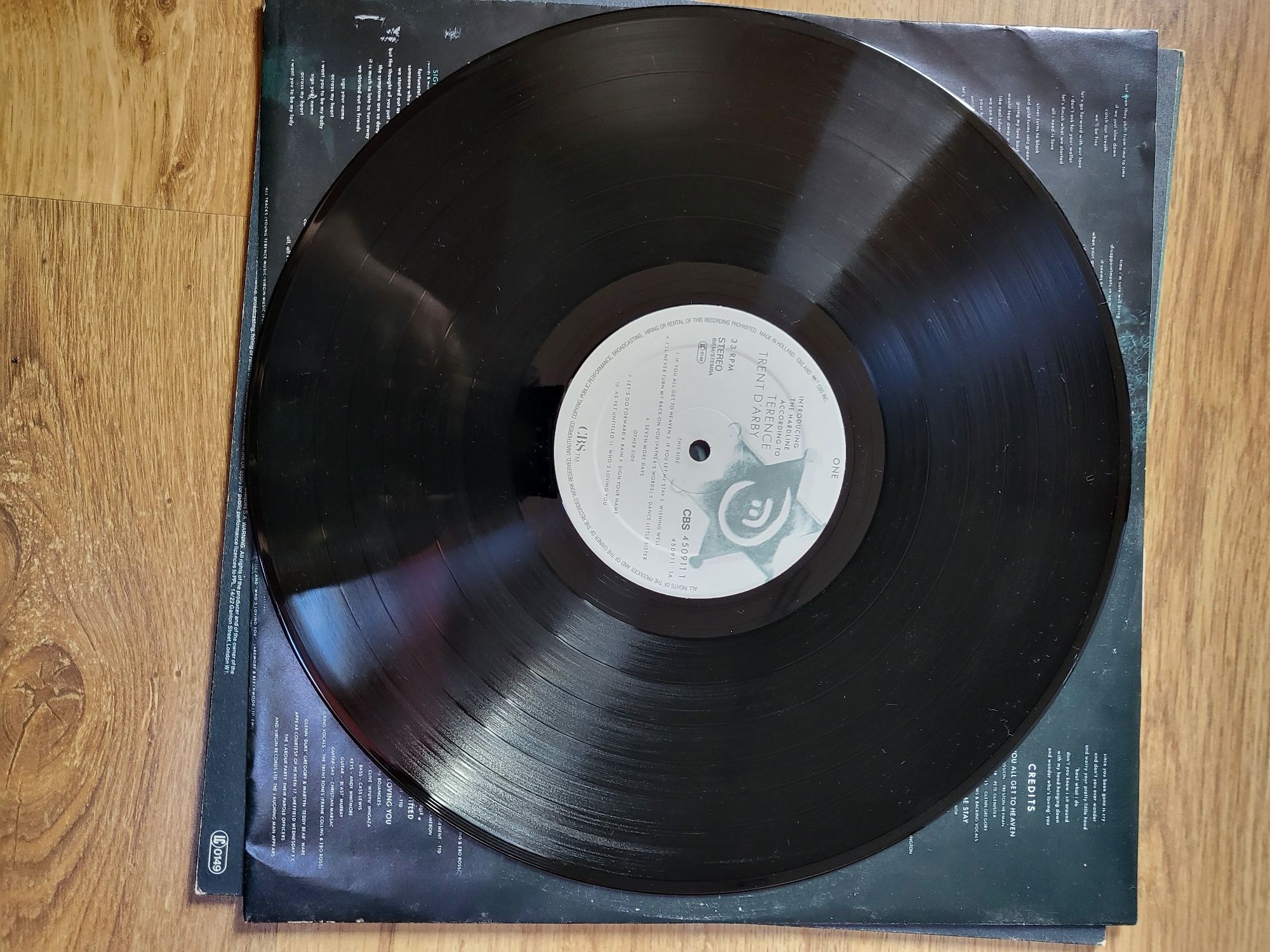 Terence Trent D arby-introducing the hardline according to LP winyl