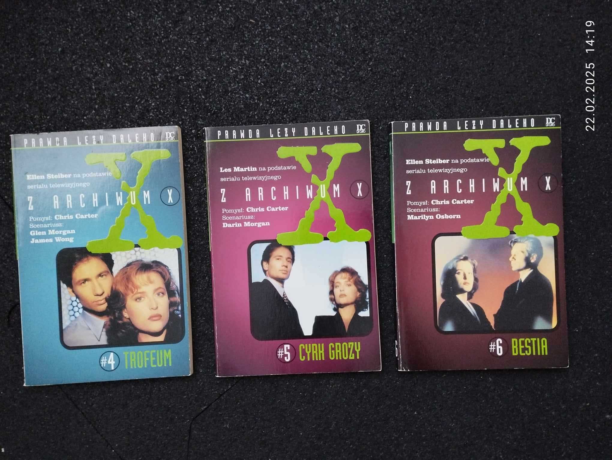 Książki z Archiwum X - 7 tomów X-FILES