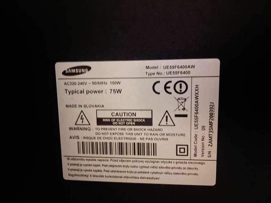 Telewizor Samsung 55" F6400 Smart 3D LED