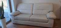 Sofa/Kanapa z fotelami (komplet wypoczynkowy) ze skóry naturalnej