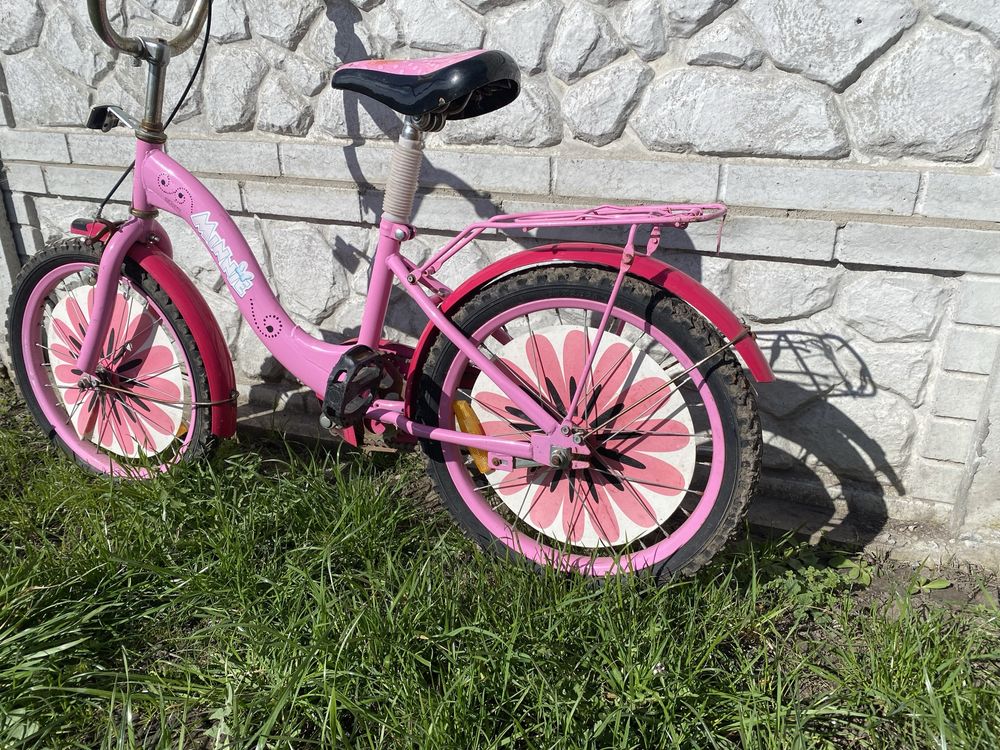 Дитячий Велосипед Розовий 4-8 років