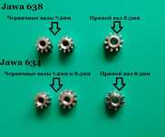 Привід спідометра Мотоцикла Jawa Ява шестерня ремонт 638 634