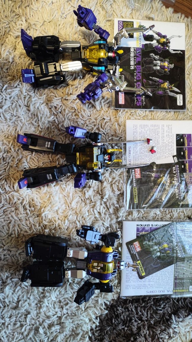Transformers Insecticons 3 sztuki badcube