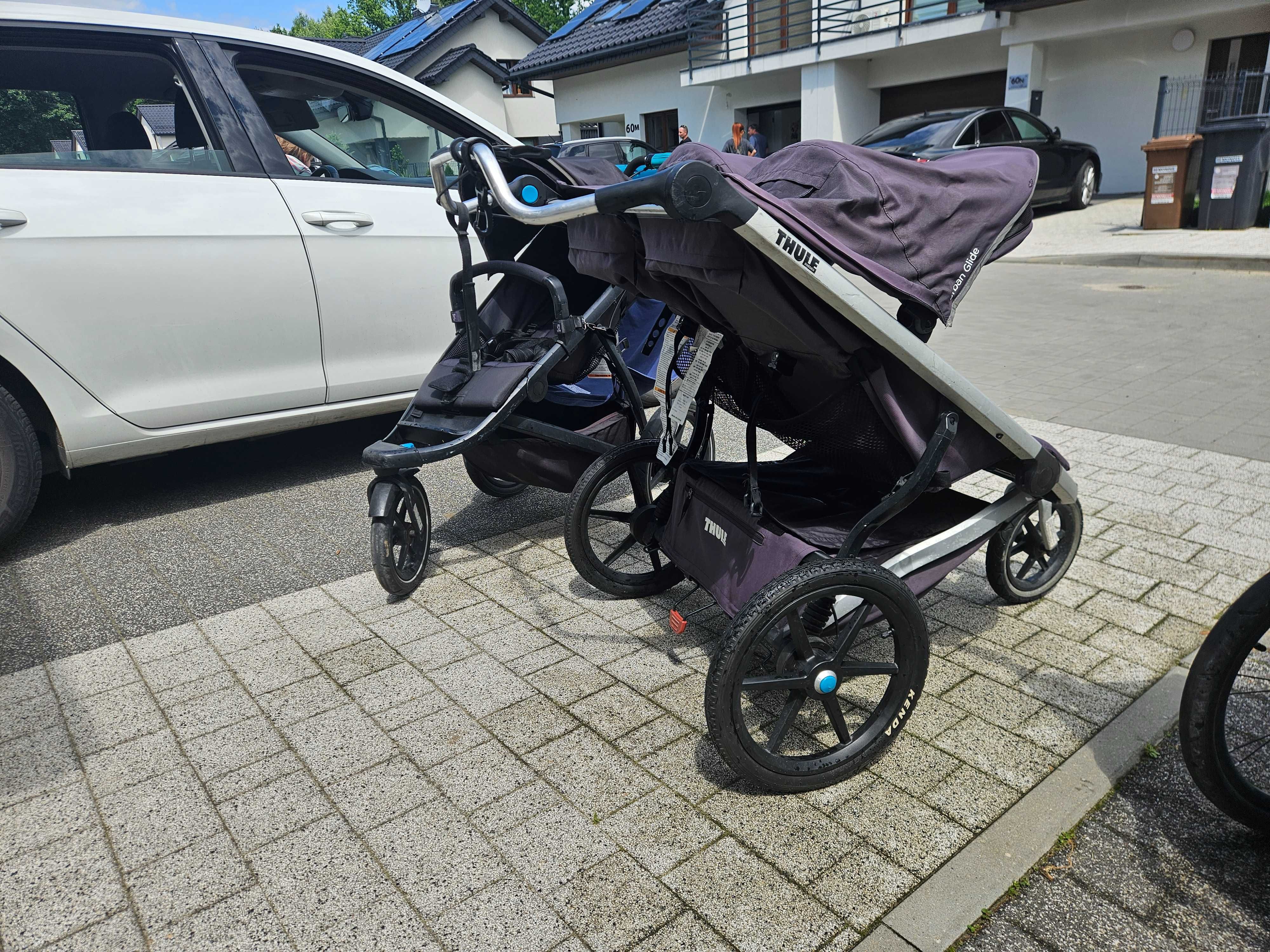 Wozek dzieciecy Thule Urban Glide 2 dwojka komplet gratis