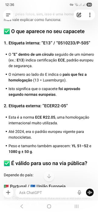 Capacete motocross tamanho S