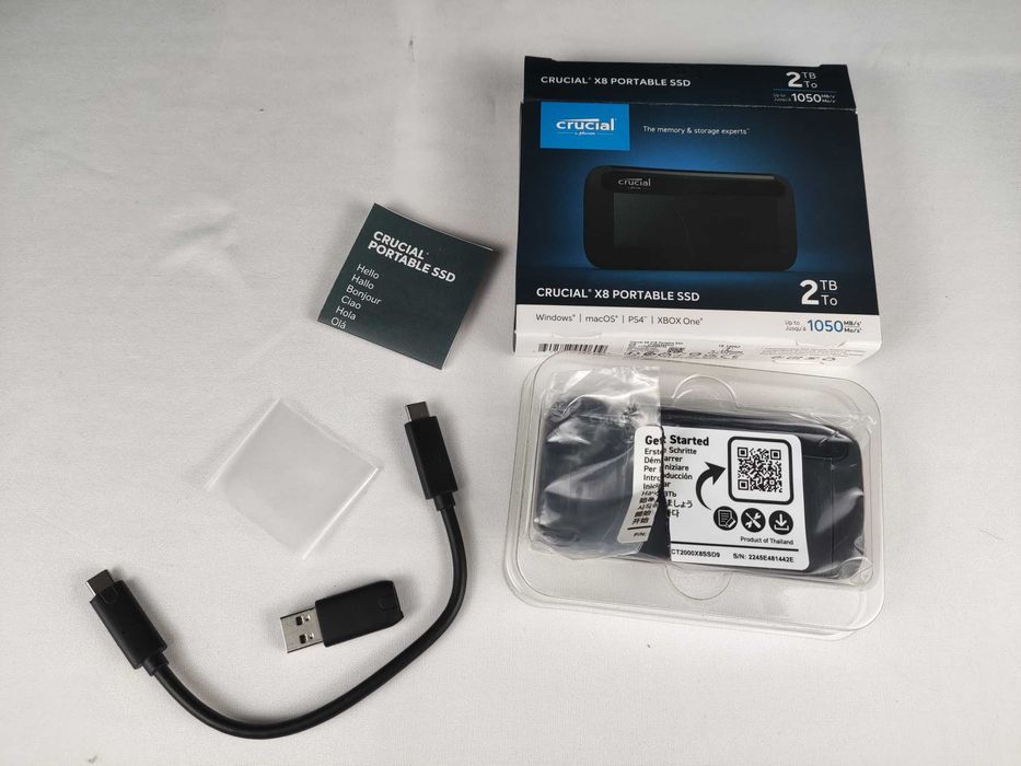 Crucial X8 SSD Externo 2TB